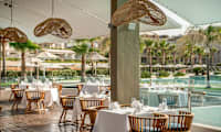 Den italienske restauranten Al Fresco på Avra Imperial Hotel