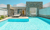 Suite med privat basseng