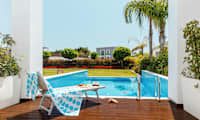 Juniorsuite med privat basseng