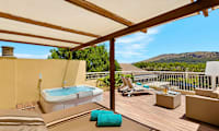 Juniorsuite med takterrasse og boblebad