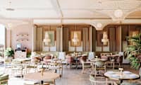 À la carte-restaurant. Illustrasjonsbilde - endringer kan forekomme