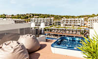 Juniorsuite med stor takterrasse