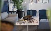 Sitteområde i lobbyen