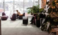 Sitteområde i lobbyen