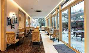 Restaurant med terrasse
