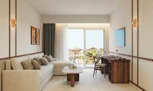 Eksempel på oppholdsrom. Illustrasjonsbilde, endringer kan forekomme.