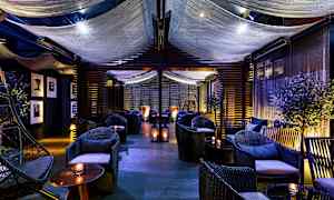 À la carte-restaurantens terrasse