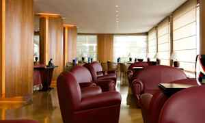 Sitteområde i lobbyen