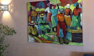 Sitteområde i lobbyen