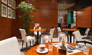 Sitteområde i lobbyen