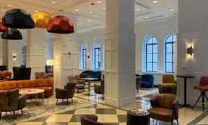 Sitteområde i lobbyen