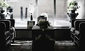 Sitteområde i lobbyen