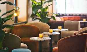 Sitteområde i lobbyen