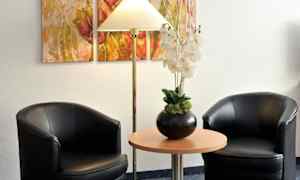 Sitteområde i lobbyen