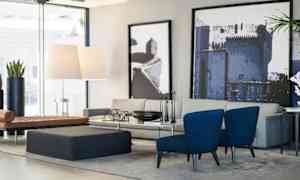 Sitteområde i lobbyen