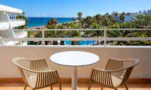 Utsikt mot strand/hav