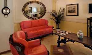 Sitteområde i lobbyen