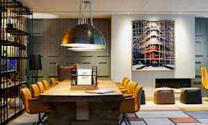 Sitteområde i lobbyen