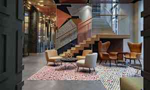 Sitteområde i lobbyen