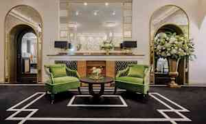 Sitteområde i lobbyen