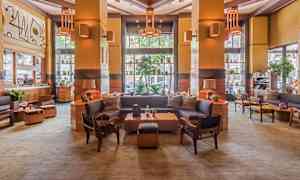 Sitteområde i lobbyen