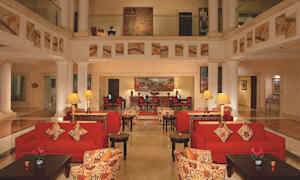 Sitteområde i lobbyen