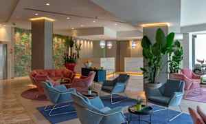 Sitteområde i lobbyen