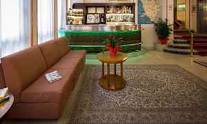 Sitteområde i lobbyen