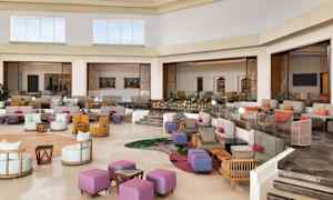 Sitteområde i lobbyen