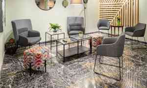 Sitteområde i lobbyen