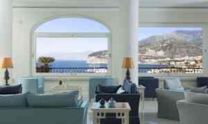 Sitteområde i lobbyen