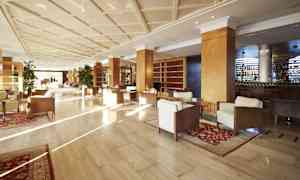 Sitteområde i lobbyen