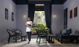 Sitteområde i lobbyen