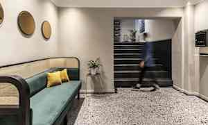 Sitteområde i lobbyen