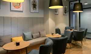 Sitteområde i lobbyen