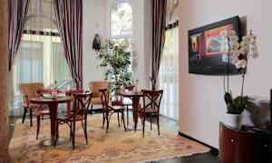 Sitteområde i lobbyen