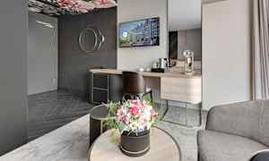 Sitteområde i lobbyen