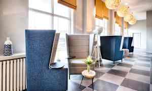 Sitteområde i lobbyen