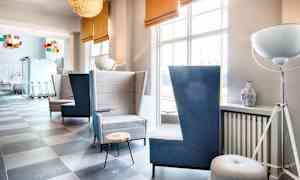 Sitteområde i lobbyen