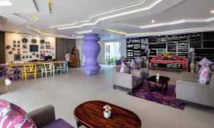 Sitteområde i lobbyen