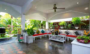 Sitteområde i lobbyen