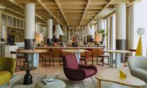 Sitteområde i lobbyen