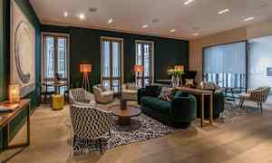 Sitteområde i lobbyen