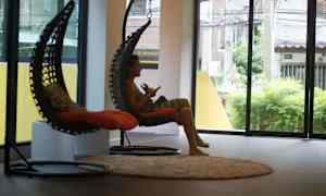 Sitteområde i lobbyen