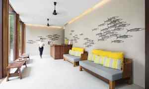 Sitteområde i lobbyen