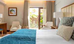 Dobbeltrom Deluxe mot hagen