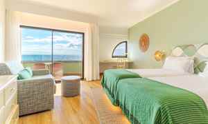 Dobbeltrom med havutsikt