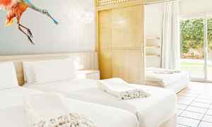 Familierom mot hagen