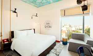 Dobbeltrom med king size dobbeltseng