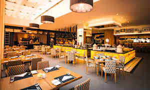 Bufférestaurant med internasjonale retter